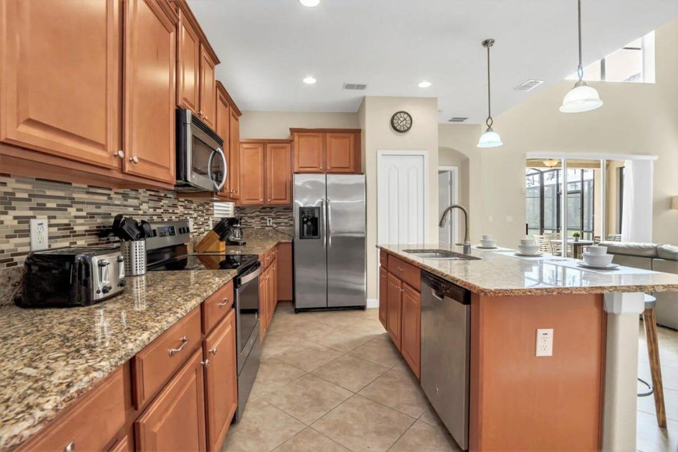 Near Disney - 5Br Home- Games Pool Hot Tub & Bbq Kissimmee Ngoại thất bức ảnh