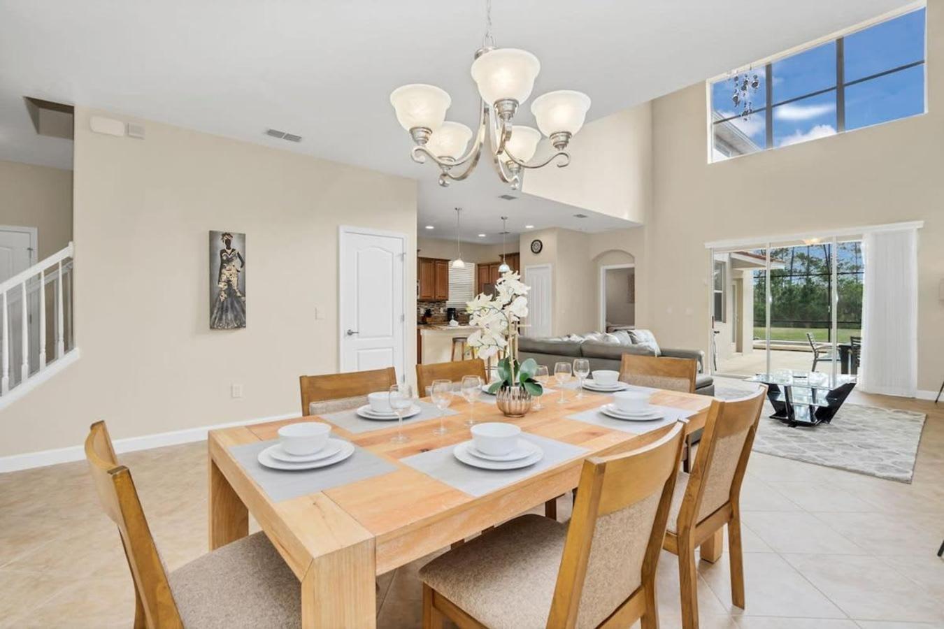 Near Disney - 5Br Home- Games Pool Hot Tub & Bbq Kissimmee Ngoại thất bức ảnh