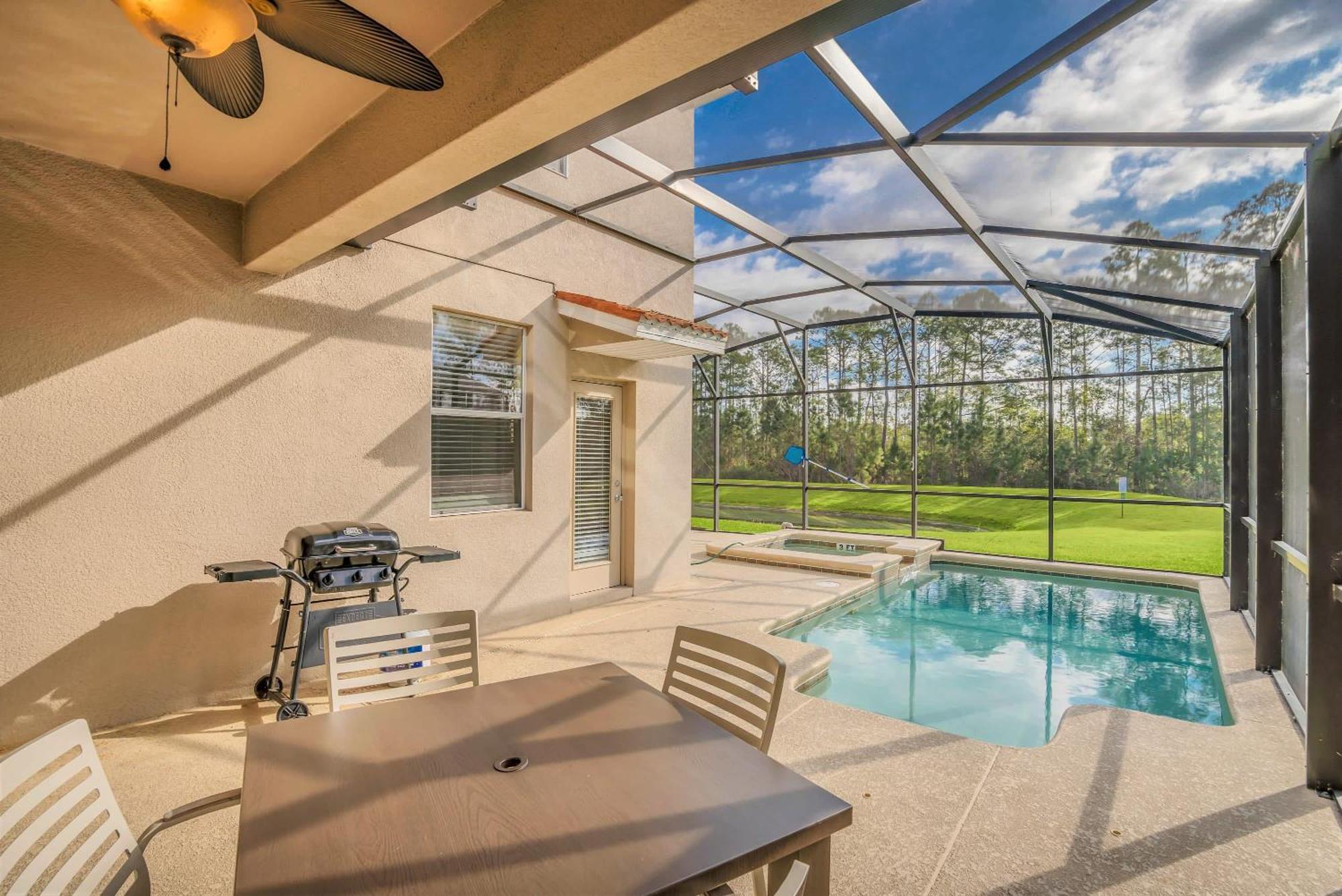 Near Disney - 5Br Home- Games Pool Hot Tub & Bbq Kissimmee Ngoại thất bức ảnh